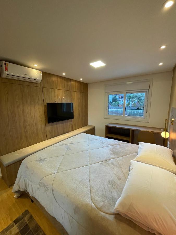 Apartamento Espetacular, 2 Suites, A 30M Da Rua Coberta 格拉玛多 外观 照片
